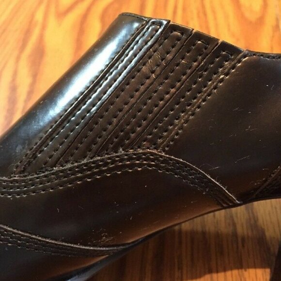 Etienne Aigner Nessie Womens‎ Shoe Ankle Boot SZ 7.5 M Dark Brown Brogue On Toes - Picture 11 of 12